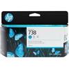 Hp Cartuccia D'Inchiostro Ciano 498N5A 738 130Ml Originale