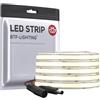 BTF-LIGHTING IP65 impermeabile FCOB COB Striscia LED 4000K 24V 5M 480LEDs/m