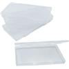 WYAN 4 Pezzi scatole di immagazzinaggio,chiaro contenitori di plastica perline di stoccaggio Box,Rectangle Bead Holder casi di plastica,Building Block Organiser,per la memorizzazione di oggetti