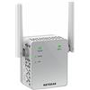 NETGEAR EX3700-100PES Ripetitore Wifi 750 Mbps, Wifi Extender e Access Point Dual Band, Porta Lan, Amplificatore Wifi Compatibile con Modem Fibra e Adsl, Argento