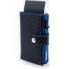 Borz Prime Maxus 2 Limited Seem, Portafoglio Sottile Limitato senza scomparto per monete, Chip NFC con Carta di Visita Digitale, Custodia per Carte RFID per Uomo e Donna, per Carte & Banconote