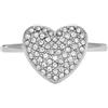 Fossil Anelli con sigillo da donna in acciaio inossidabile, Argento metallizzato, 9