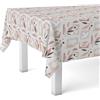 Martina Home Tovaglia in tela cerata Segre, rotonda, 140 cm, colore: rosa