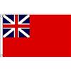 AZ FLAG Bandiera Red Ensign britannica coloniale 150x90 cm 2 Occhielli | Uso interno ed esterno bandiera decorativa dell' Insegna rossa britannica Red Ensign Colonial con occhielli metallici
