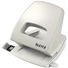 Leitz Pratica Perforatrice da Ufficio Standard, Capacità fino a 25 Fogli, Grigio, Metallo, Guida di Arresto con Barra di Selezione del Formato, Gamma NeXXt, 50050085