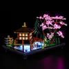 YEABRICKS Luce LED per Lego 10315 Icons Giardino dei mattoncini silenziosi modello (set Lego non incluso)