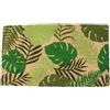 La Finesse dm216 Decorativo Coir Natura Stampato D'ingresso Porta Stuoia, 70 cm x 40 cm