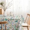 Martina Home Tovaglia resinata Acuarela, 200 x 140 cm, colore: blu