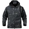 CIRONI Giacca invernale tattica militare da uomo Abbigliamento softair Giacca a impermeabile Multicam Bomber Cappotto Uomo (Color : CP black, Size : PINK-XL)