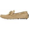 Bianco Biacaleb Car Shoe, Mocassino Uomo, Sabbia 1, 46 EU