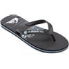 Quiksilver Sandali da uomo Molokai Stripe, nero e blu, 39 EU