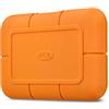LaCie Rugged SSD 1TB, External SSD, USB-C, Thunderbolt 3, Extreme water and 3m drop resistance, Mac, PC, incl. USB-C w/o USB-A cable, 5 year Rescue Services (STHR1000800)