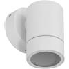 Applique Cilindrica Monodirezionale IP65 GU10 Bianca Colore Bianco