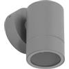 Applique Cilindrica Monodirezionale IP65 GU10 Grigio Colore Grigio