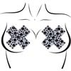 Leg Avenue X Factor Nipple Jewel Stickers Black