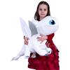 Dragon Trainer III Furia Buia e Chiara 90cm Peluche Grande Soft Plush Size XXL