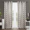 Exclusive Home Metallic Modo-Tenda a Pannello con Occhielli, Poliestere, Naturale, W 54 x L 84 (2 Panels), 2 unità