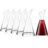 Stölzle Lausitz Caraffa One for All 250 ml - Caraffa inclinata in cristallo soffiato a bocca per acqua, succo, latte o vino - Artigianale, lavabile in lavastoviglie - Design elegante Made in Germany