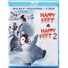 Warnervideo Happy Feet / Happy Feet 2 (2 Blu-Ray) (Blu-ray)