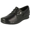 Clarks Women's, Hope Roxanne Low Heel Shoes Black 7 N