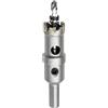 Meccion Seghe a Tazza in Carburo, Taglierina per Fori in Carburo TCT Heavy Duty per Lamiera di Acciaio Inossidabile, Metallo, Lega, Ferro, Legno (20mm)