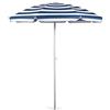 PICNIC TIME ONIVA 822-00-334-000-0 - Ombrellone da spiaggia portatile da 1,5 m, arredamento da esterno, a righe, colore: blu e bianco