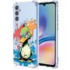 XINYEXIN Cover per Samsung Galaxy A05s Trasparente Slim - Custodia per Cellulare TPU Antiurto, Serie di Graffiti Artistici Colorati e Cool, Disegno Carino - Duck