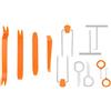 flintronic Strumento di Rimozione Auto, Nylon Smontaggio Attrezzi - 12pz | Apri Fori Per La Lavorazione Del Legno, Trivello In Carburo Con Attacco Profondità (Gamma 10-40mm), Per Tronchi, Stecca