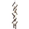 Trixie Natural Living Hanging scala a 12 pioli, 58 cm, confezione da 4