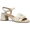 Geox Sandalo da donna D New Eraklia 50 Heeled, Giallo lt, 37 EU