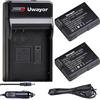 Uwayor EN-EL14A 2x Batteria Ricaricabile 1500mAh e Caricabatteria per Nikon D5600 D5500 D5300 D5200 D5100 Coolpix P7800 P7700 P7200