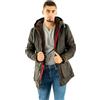 Barbour Parka Game in Cotone Cerato MWX0698OL71 Colore Oliva Taglia XL