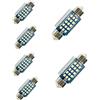 YOUNLEN auto lampadina siluro led Canbus no error c5w Super Bright 12V 24V CANBUS Error Free usato per Interior Dome Light Map Targa Luci di Cortesia Luce cupola della carta(Bianco) (39MM)