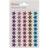 West Design Blick Etichette autoadesive metallizzate alla moda, a forma di stelle, 14 mm, 90 etichette, per casa, ufficio, famiglia, scuola, calendario delle vacanze, pianificatore, grafico dei premi, codifica a