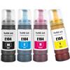 TOPRINT E104 Flacone di Inchiostro Compatibile 4 Colori per ET-2710 ET-2711 ET-2712 ET-2714 ET-2715 ET-2720 ET-2721 ET-2726 ET-2810 ET-2811 ET-2812 ET-2814 ET-2815 ET-2820 ET-2821 ET-4800 Stampanti