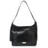 ALARY, Hobo Bag con stampa rettile Donna, Nero