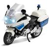 Toi-Toys 29654B - Ruota della polizia 1:20 con luce e suono, per moto della polizia, colore: Bianco