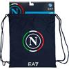 SSC NAPOLI Sacca Blu, EA7, Logo tricolore, Prodotto Ufficiale
