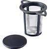 Westmark Filtro per tè/Poggia-bustine, Con coperchio/sgocciolatoio, Teatime, Plastica e acciaio inox, 11 x 7,2 cm, 15752260