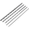 SyiXute 5 Pezzi Punta Elicoidale Extra Lunga,Acciaio ad Alta Velocità Gambo Dritto Trapano Elicoidale,2 a 5 mm Diametro,Lunga 150 mm Set di Punte Extra Lunghe per Legno,Lastica e Alluminio