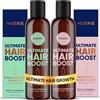 Moerie Volumizing Shampoo and Conditioner for Hair Loss - Thickening Products with Ingredients of Natural Origin - Over 100 Active Ingredients for Thick (Set Singolo)