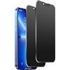 Funrae Opaca Privacy Pellicola Protettiva Compatibile con iPhone 13 Pro Max [2 Pezzi], Durezza 9H Vetro Temperato Opaco Anti-Spy Film, Anti-Impronte Antiriflesso Copertura Completa Protezione Schermo