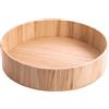 INNSPIRO Vassoio in legno di zattera rotondo grande 28 x 6,5 cm.