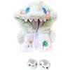 niannyyhouse 20 cm peluche vestiti bambola verde dinosauro giacca con cappuccio scarpe da 20 cm accessori bambola vestire (verde)