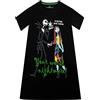 Disney Camicia da Notte per Ragazze The Nightmare Before Christmas Nero 12-13 Anni