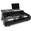 Audibax PRO-1000 Flight Case - Custodia per Controller Pioneer DDJ-1000 con Laptop - Custodia da Scrivania per Il Mixaggio - Ruote e Maniglia - Supporto per PC e Recesso - Interni in Schiuma