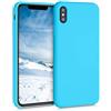 kwmobile Custodia Compatibile con Apple iPhone XS Max Cover - Back Case per Smartphone in Silicone TPU - Protezione Gommata - ghiaccio freddo