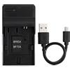 Norifon SLB-70A USB Caricatore per Samsung AQ100, DV100, DV101, DV150F | Compatibile con Samsung DV90, ES80, ES90, ES95, SL605, PL120, TL105, TL110, TL205, WB30F, WP10 Fotocamera