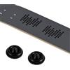 PEUTIER 100 Pezzi Cuscinetti Antiscivolo per Snowboard, Puntali Autoadesivi Pedana per Snowboard Cuscinetti per Presa Extra Accessori per Sci Invernali (Nero)