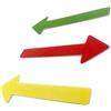 GRAFBURG - Frecce magnetiche - 30 pezzi, 6 cm - Frecce colorate in rosso, giallo e verde - per presentazioni, ufficio e casa